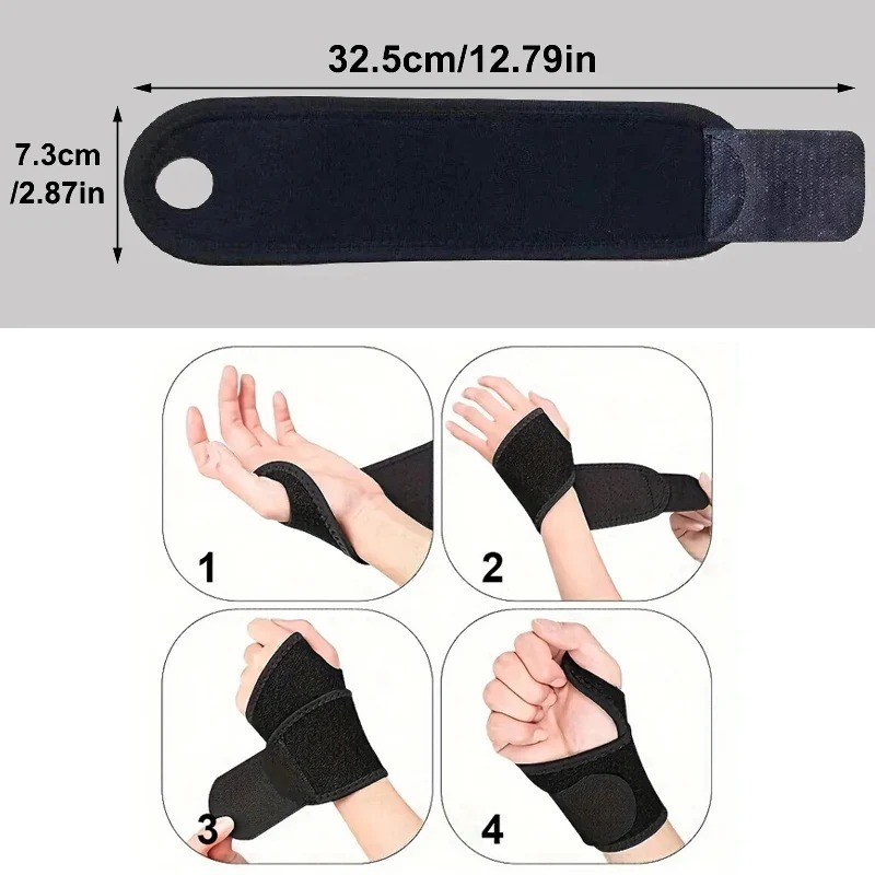 Wrist Hand Brace Support Carpal Tunnel Sprain Arthritis Gym Splint Left / Right