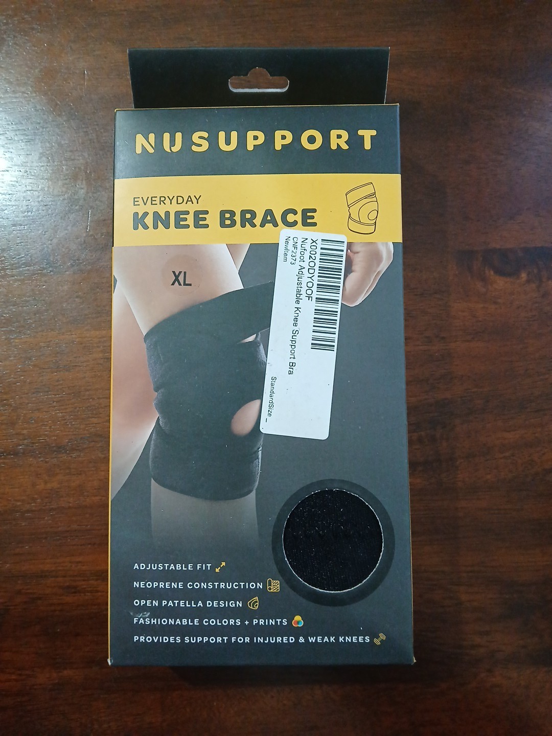 Unsupported Everyday Knee Brace for Pain Relief Unisex XL
