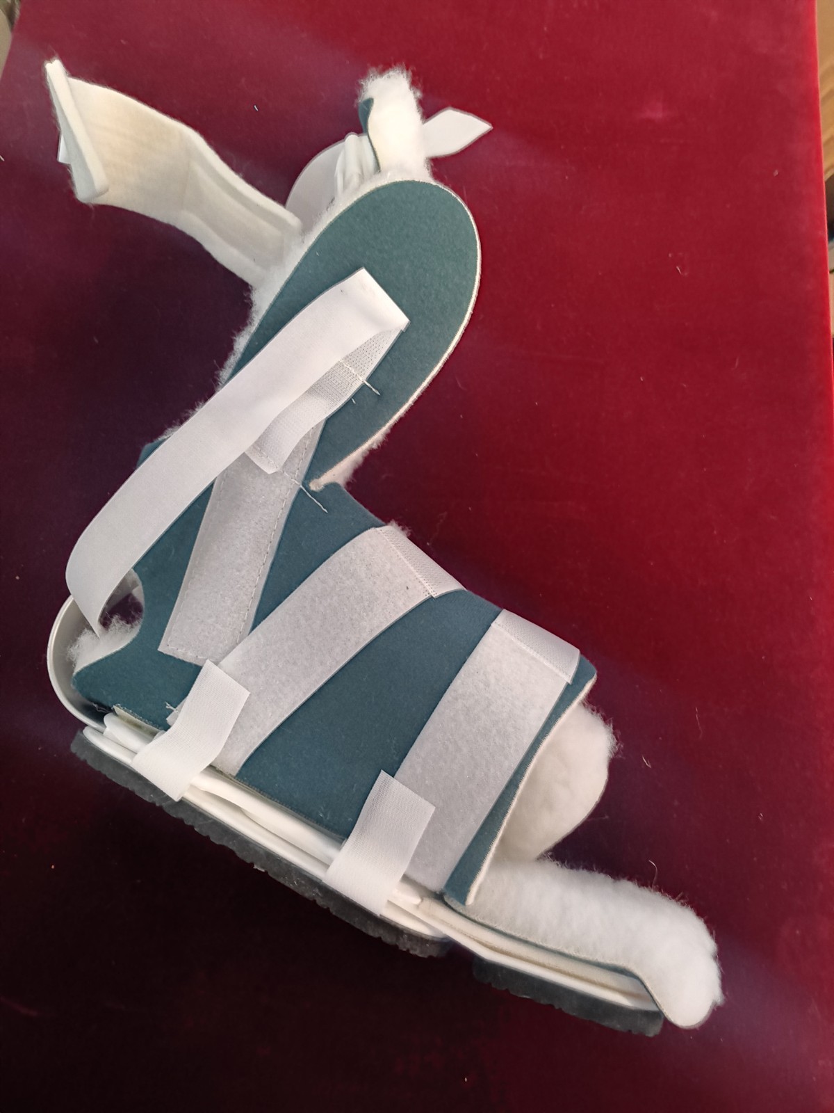 Anatomical Concepts Inc. Adjustable Leg Foot Orthosis Brace White Teal 61413