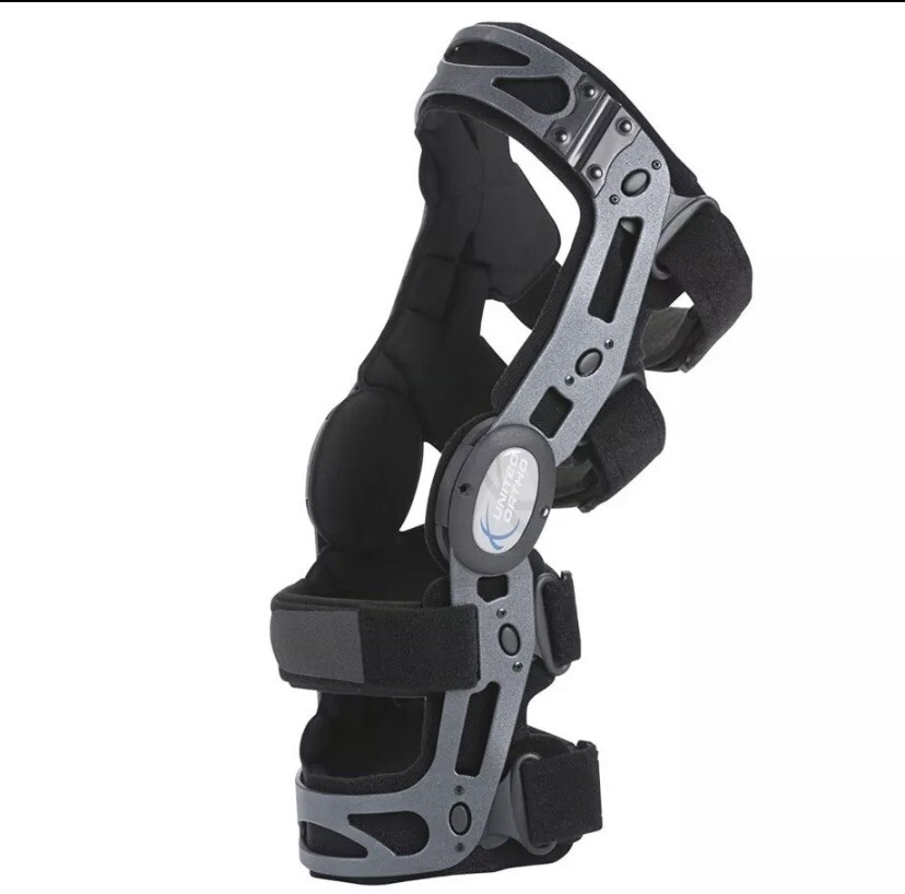 United Ortho 300541-08 Functional ACL Knee Support Brace, Right Leg, x Large