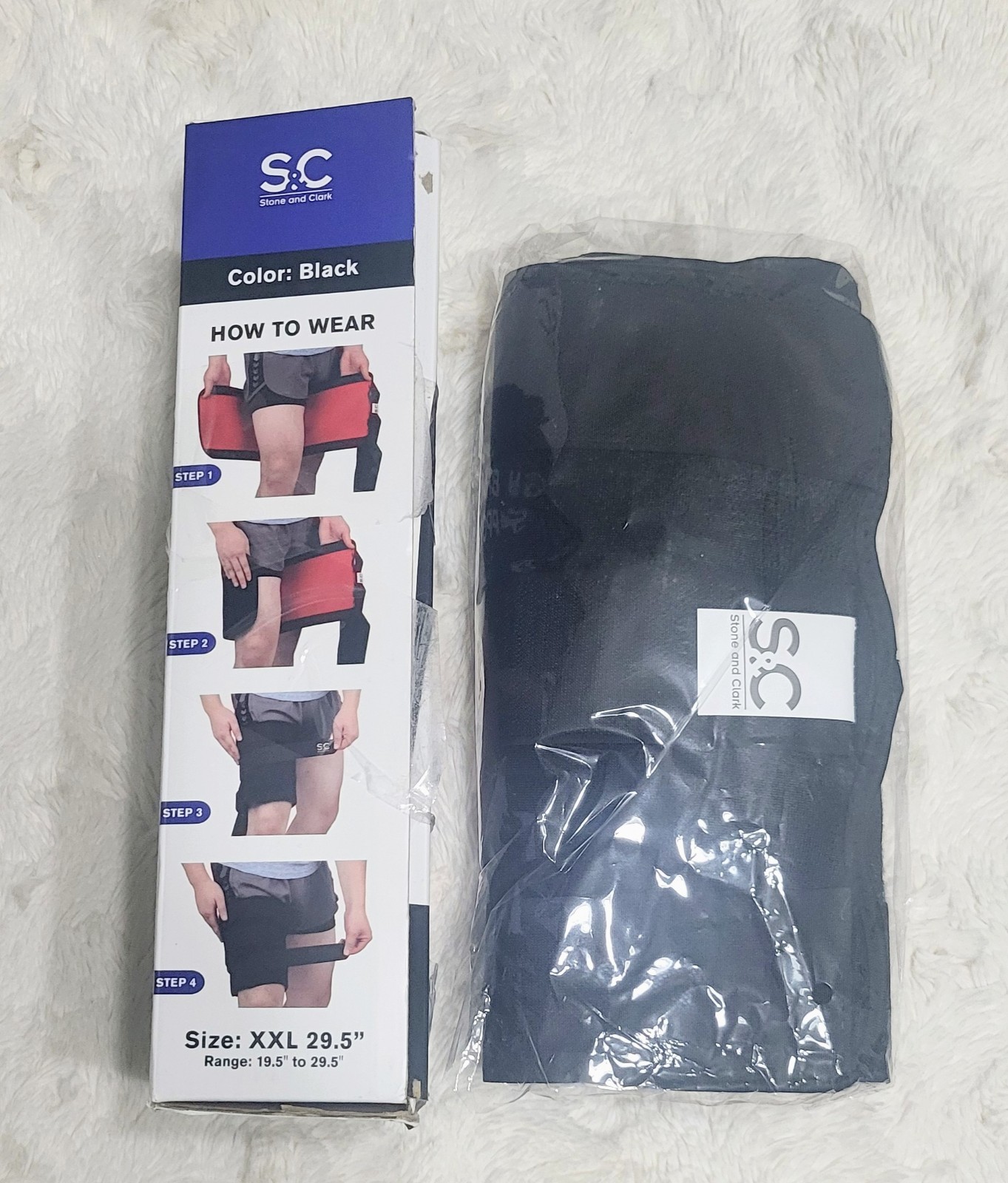 Thigh Brace – Adjustable Fit Thigh Compression Sleeve for Men & – Groin Brace❗️