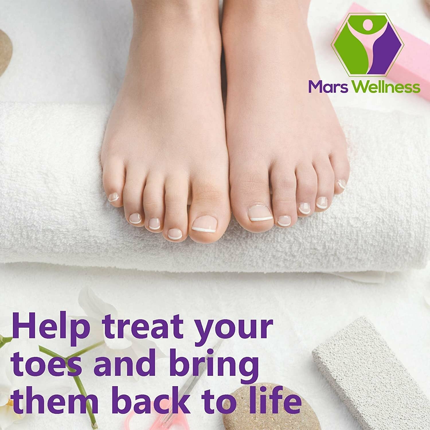Mars Wellness Gel Toe Separators – Correct Bunions, Overlapping Toe