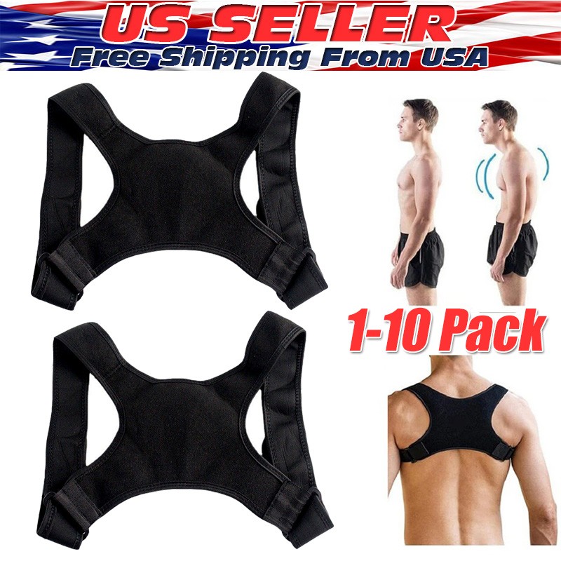 Back Posture Corrector Shoulder Straight Support Brace Belt Therapy Men Women