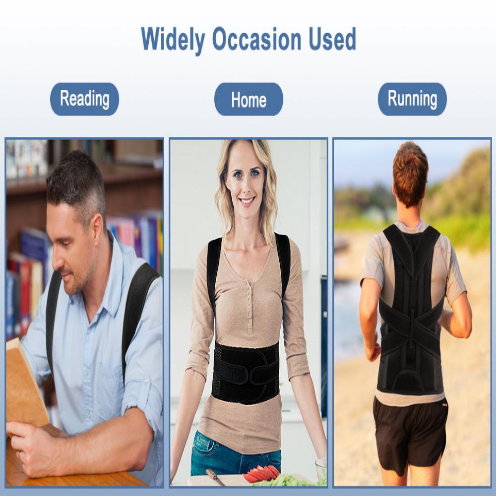 Adjustable back cover shoulder posture correction strap for men and women