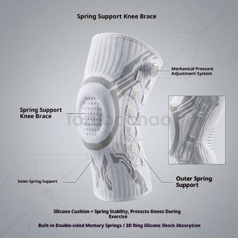 Adjustable Compression Knee Brace with Patella Gel Pad for Meniscus Tear ACL