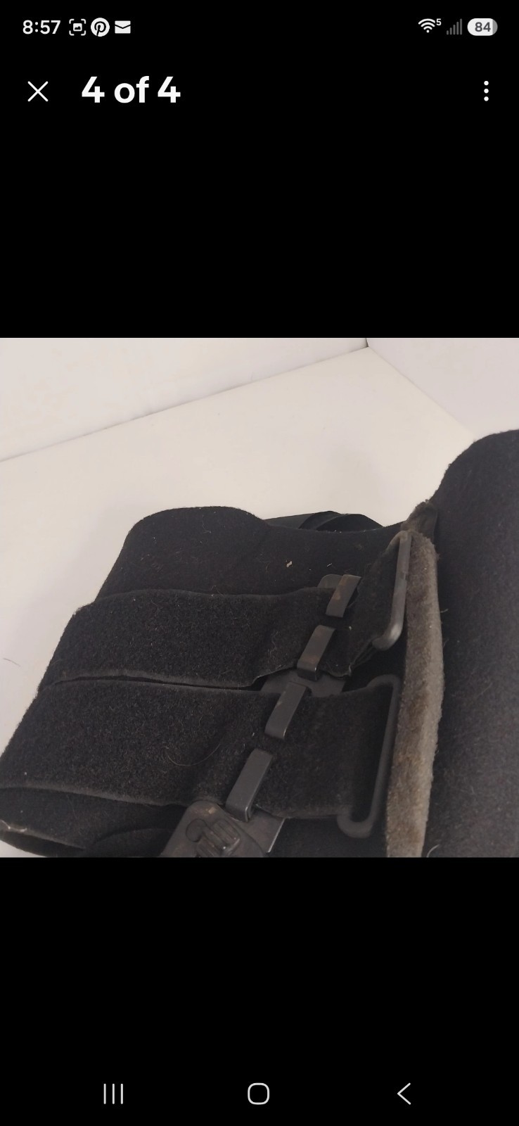 Pre-owned Knee Devise Black