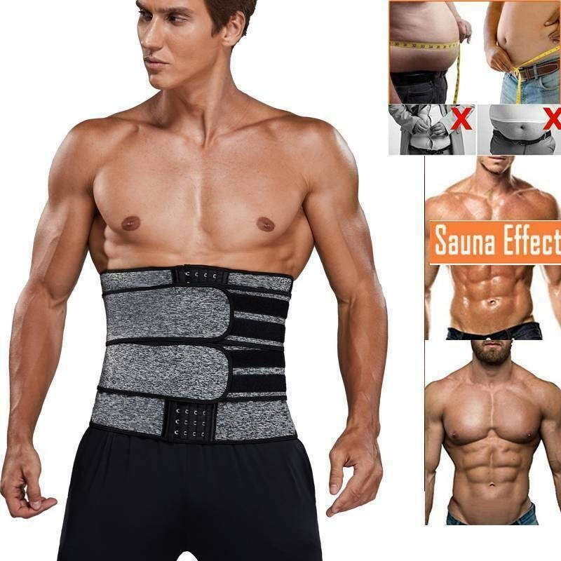 Men Waist Control Belt Band Firm Tummy Control Compression Slimming Body Shaper