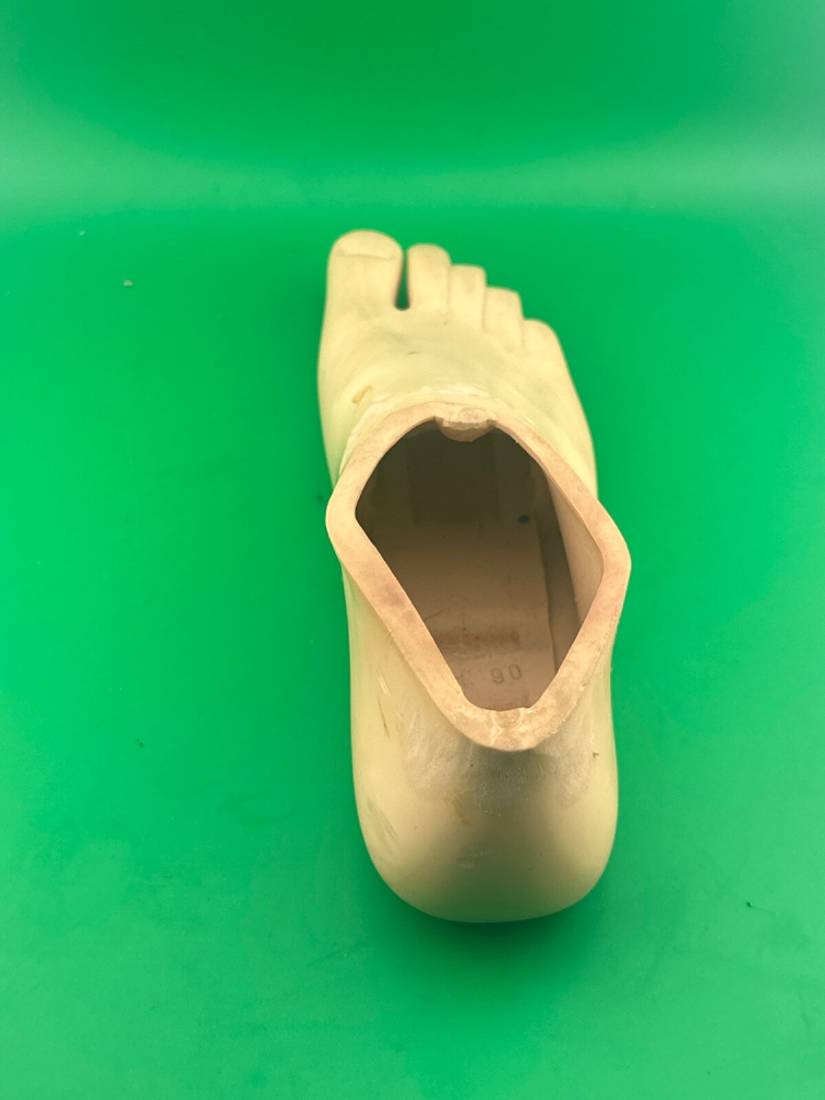 Prosthetic footshell foot shell, right. Blatchford avalon shell