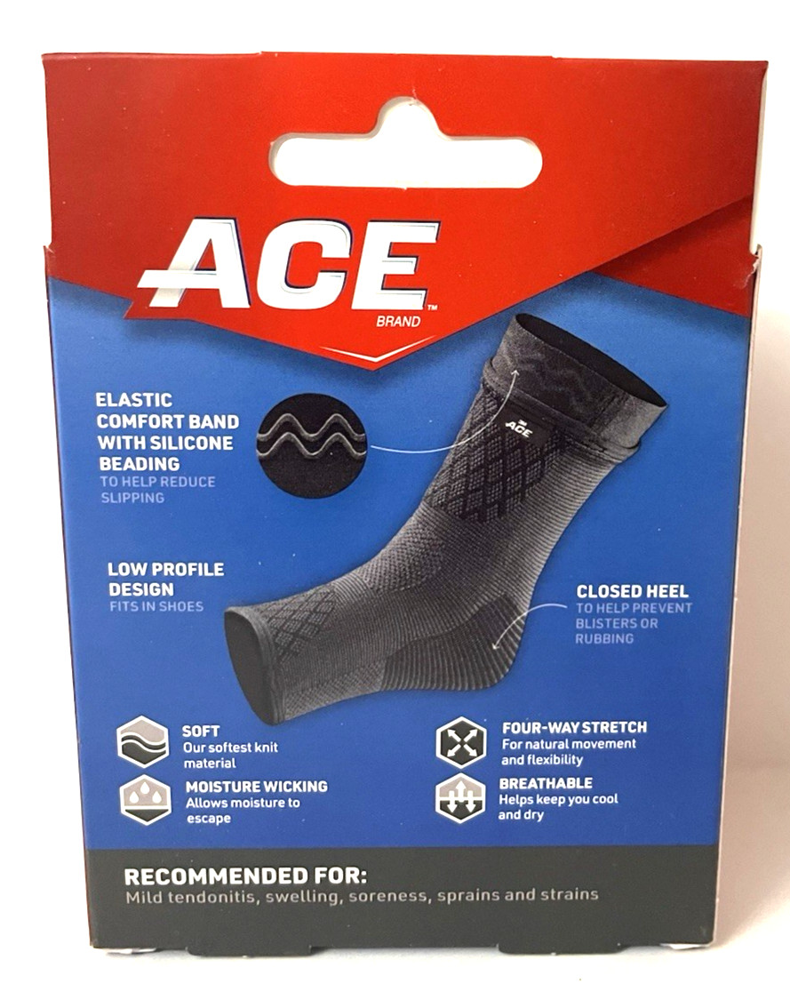 Ace Ankle Flex Comfort Compression Sleeve OS 208710 BRAND NEW