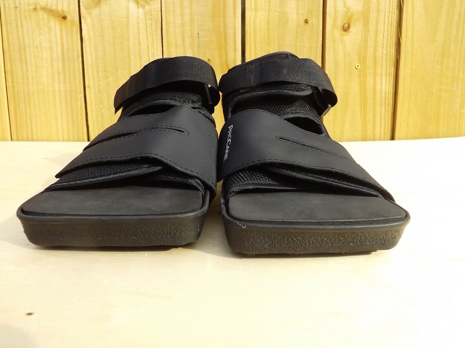 ProCare Squared Toe Post-Op Shoes, Black, Size Small Men (5.5-7) Women (6.5-8)