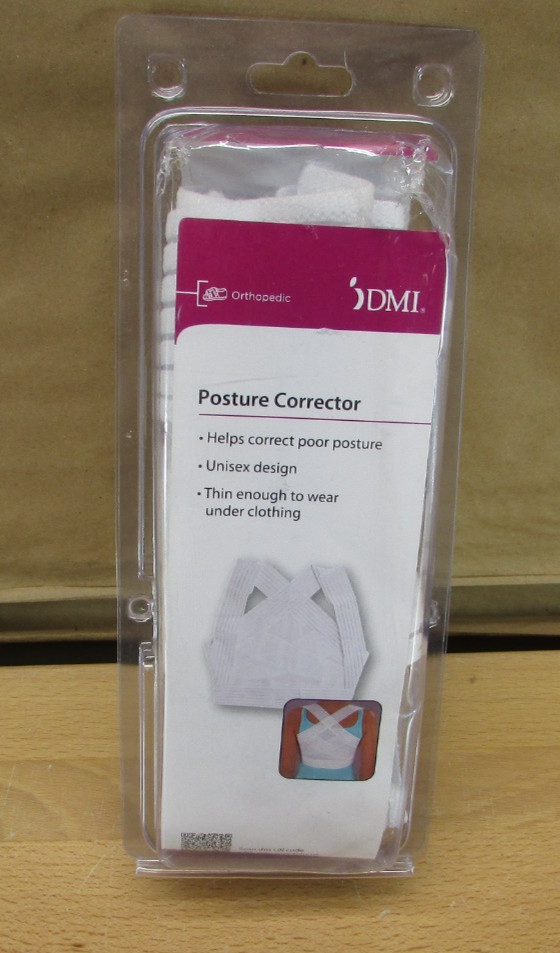 DMI Posture Corrector for Men & Women Size M/L NEW Open Box Adjustable Brace