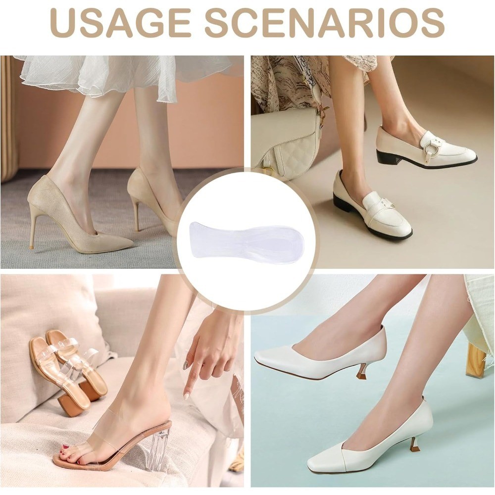 Gel Ball of Foot Cushions for High Heels Non Slip Shoe Inserts Pressure Support