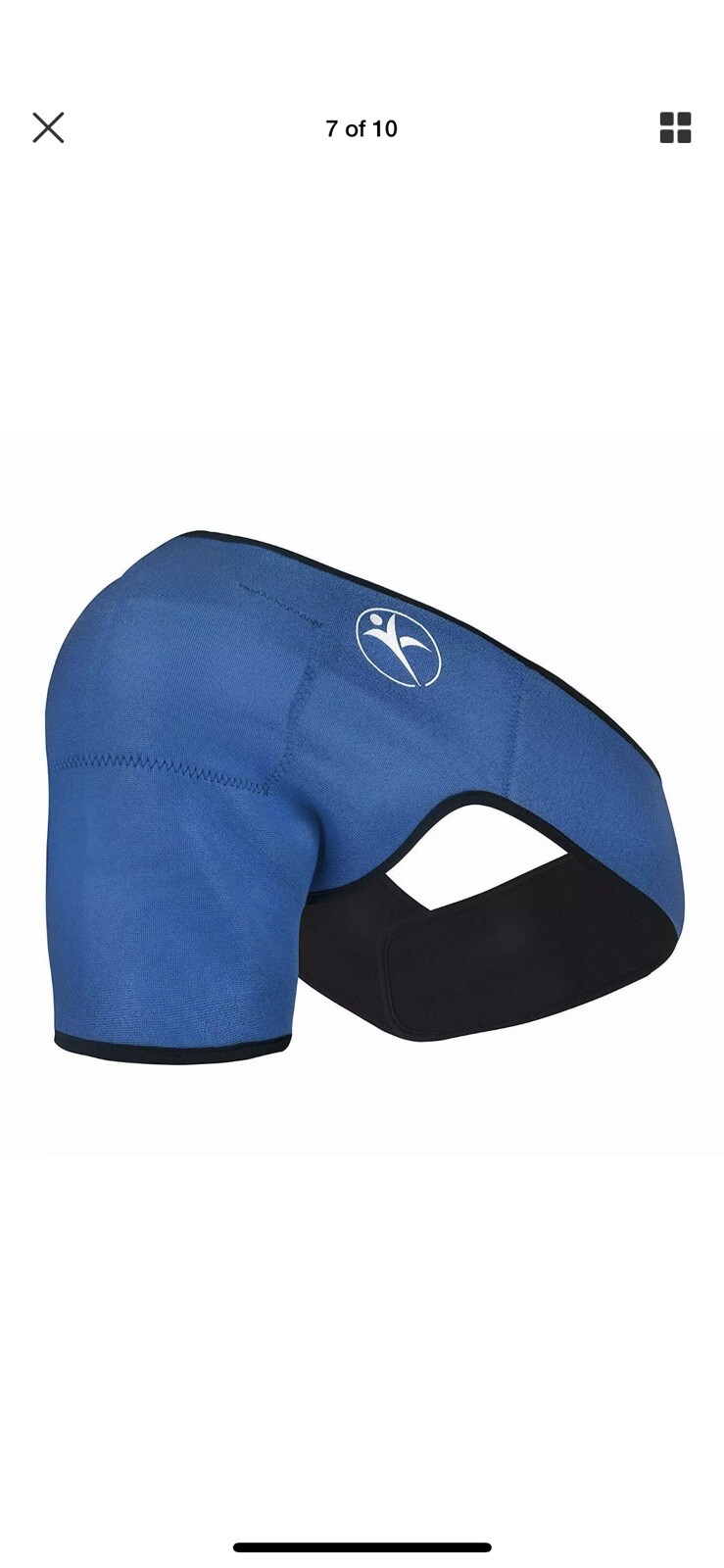 Shoulder Brace Compression Sleeve with Cold Therapy Ice Pack Pocket & Ice Pack