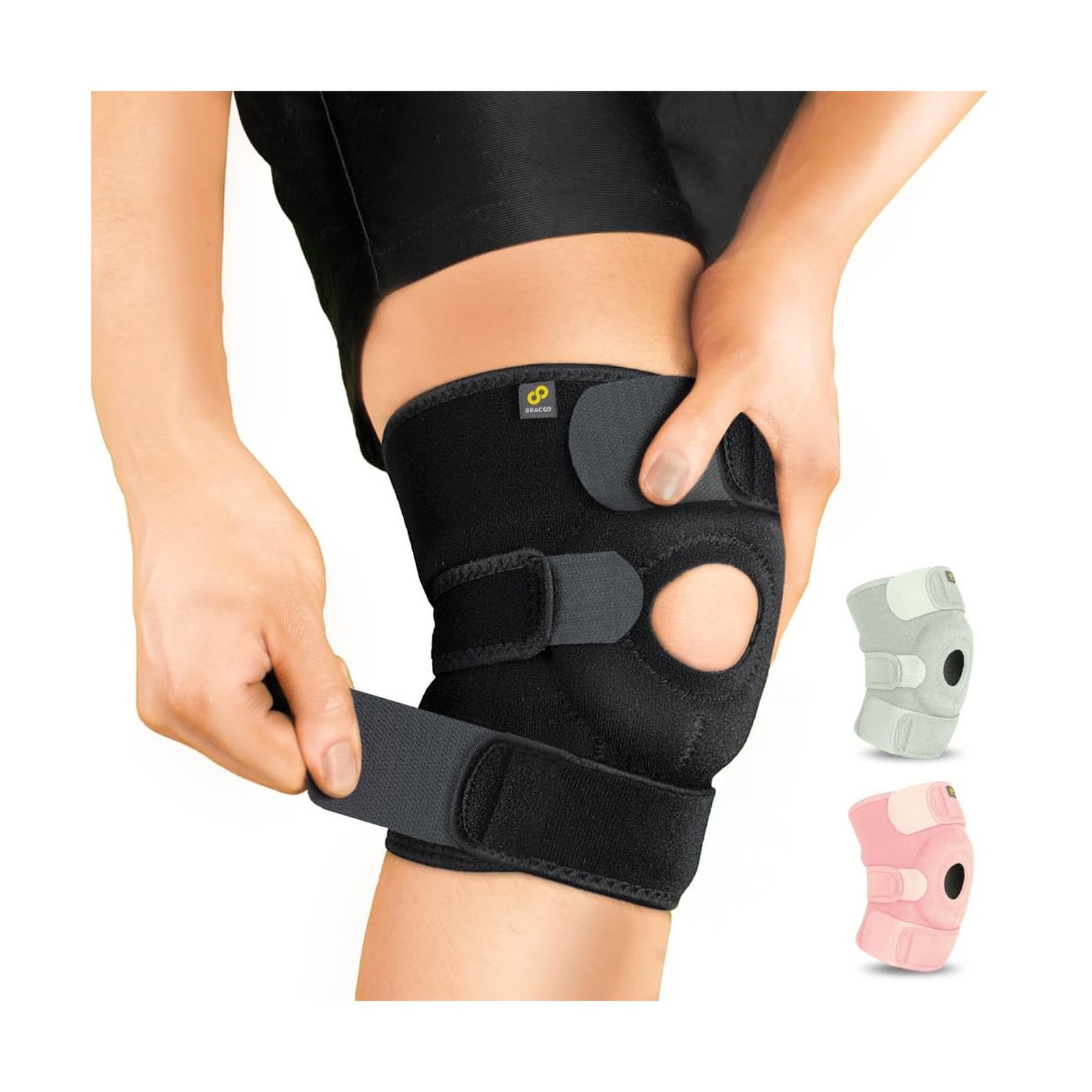 Bracoo Knee Support Brace for Men Women, Adjustable Compression Sle… Fast Ship