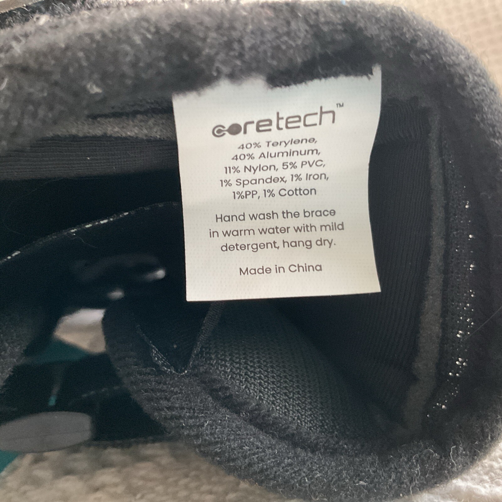 New Open Box – CORETECH 916 Left/Right Universal Wrist Brace/Splint – Black