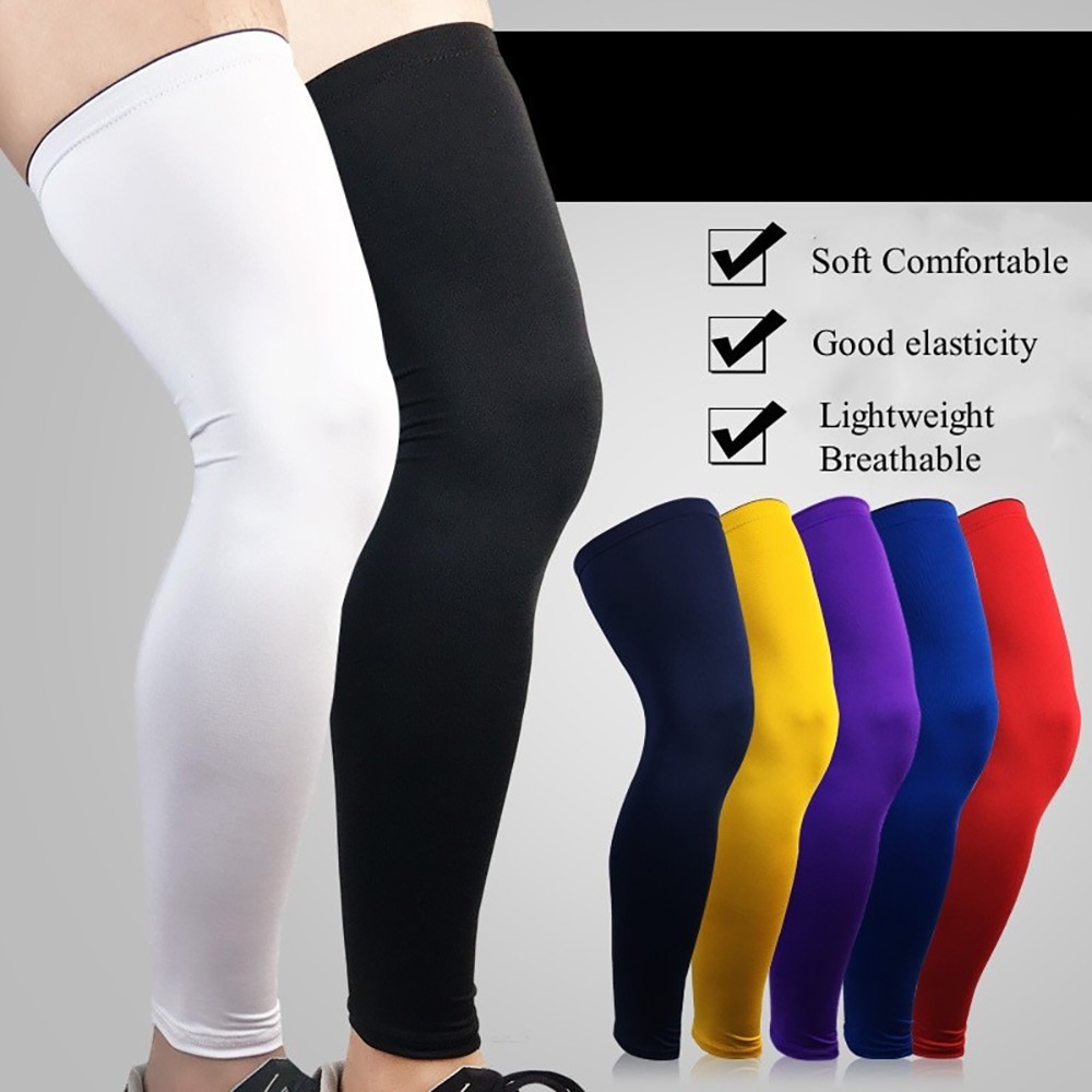 Leg Brace Knee Thigh High Compression Sleeve Socks Stockings Support Pain Relief