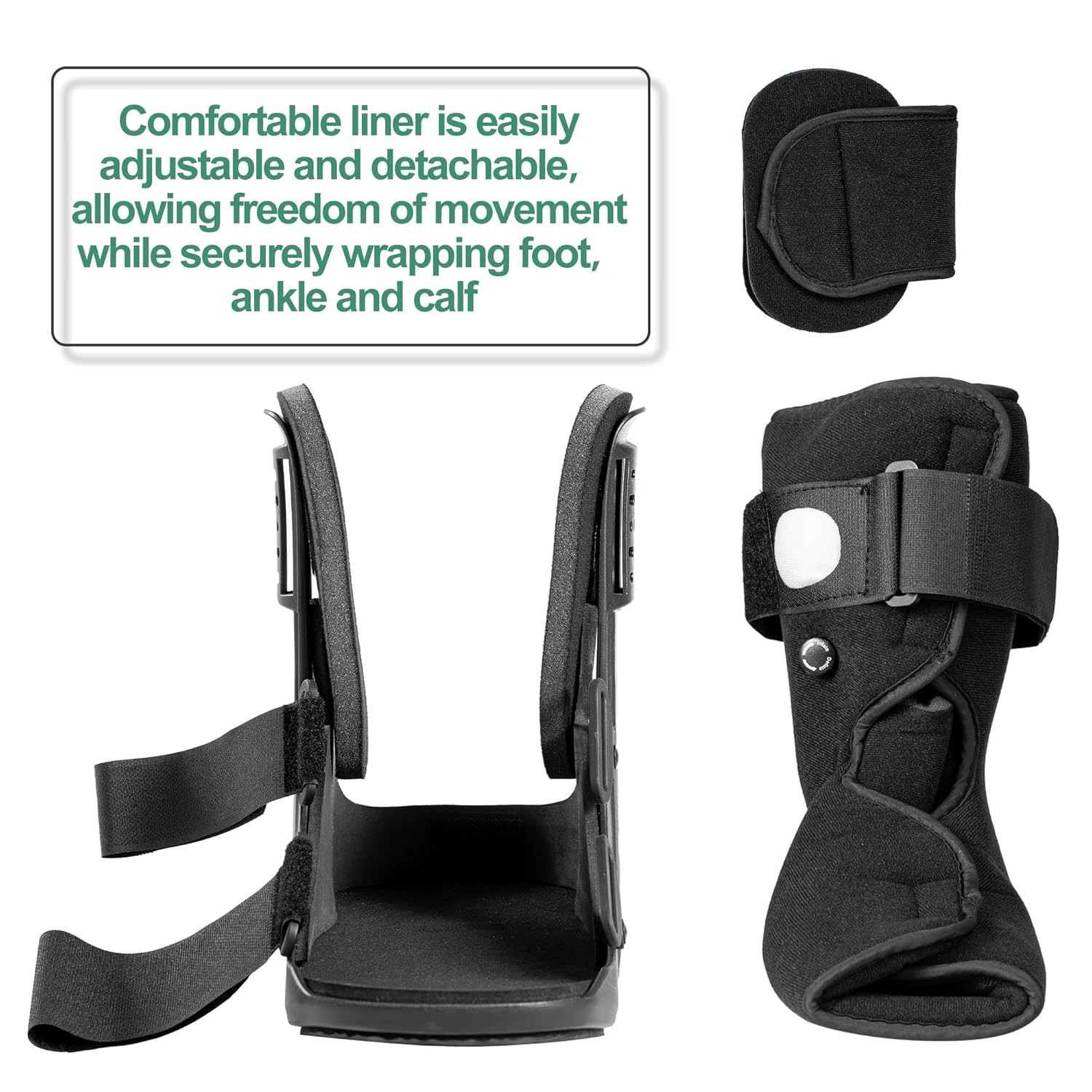 Air Walking Boot, Fracture Boot Short Walker Protection Fits Left Right Foot M
