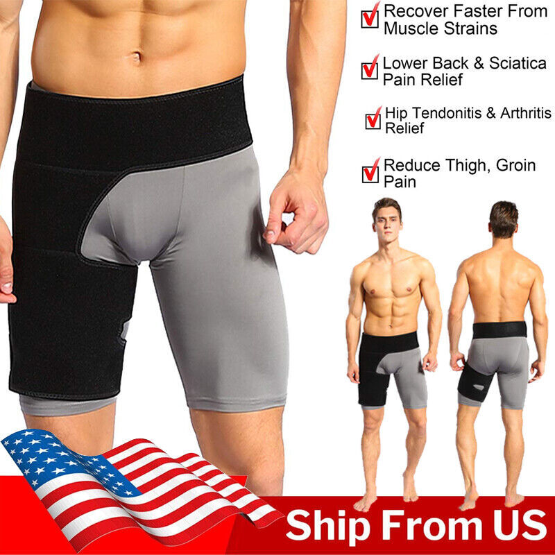 Hip Brace for Sciatica Pain Relief – Compression Wrap for Sciatic Nerve & more