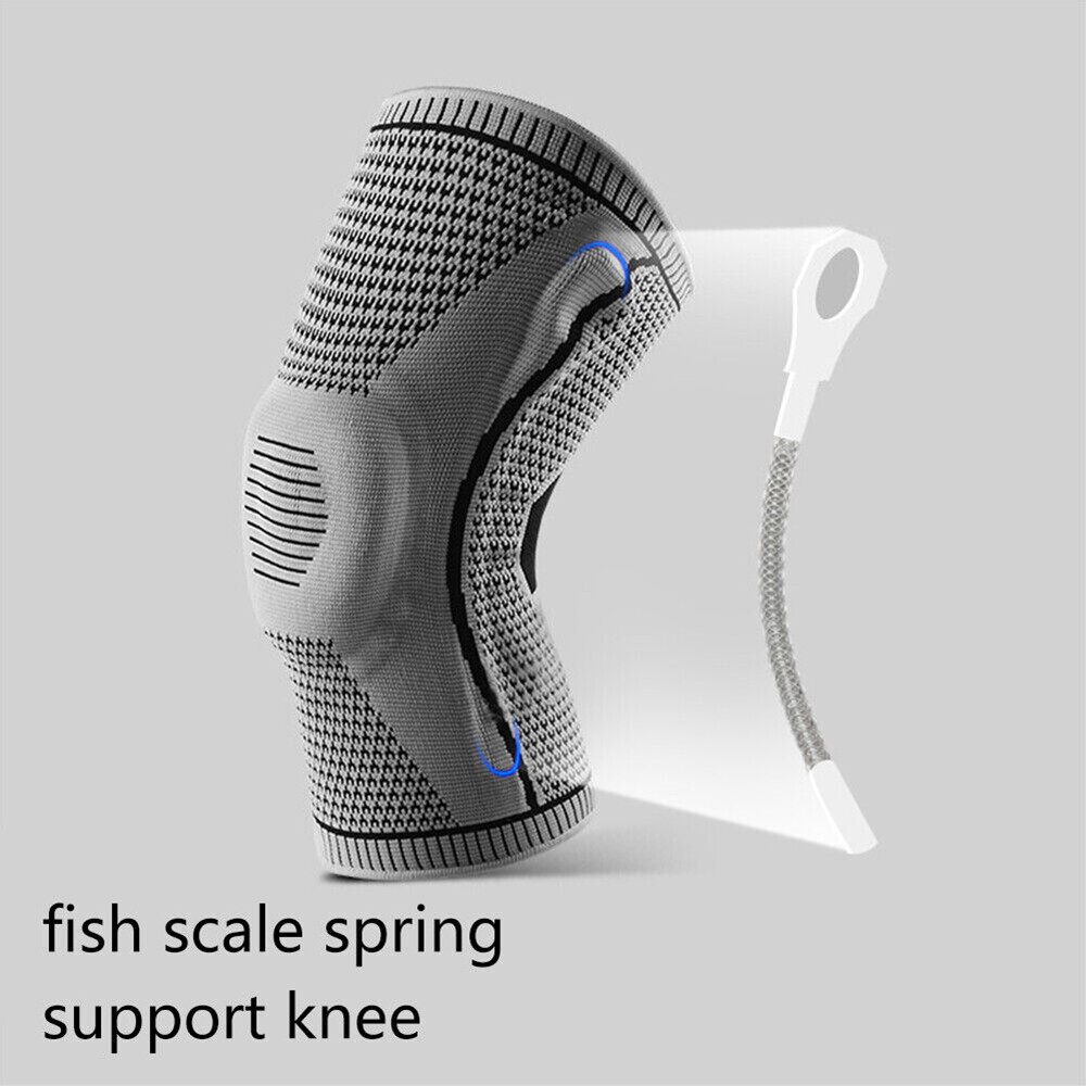 Knee Sleeve Compression Brace Support For Sport Joint Pain Arthritis Relief NEW