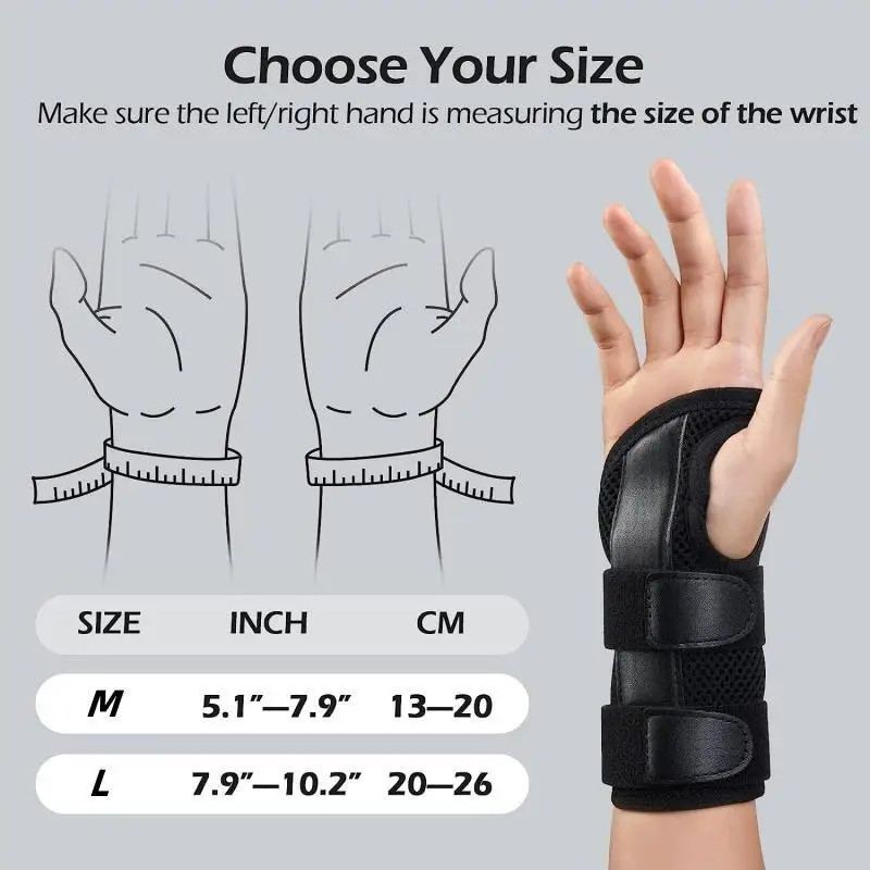 1Pcs Orthopedic Carpal Tunnel Wrist Brace Night Support Wrist Splint Stabilizer