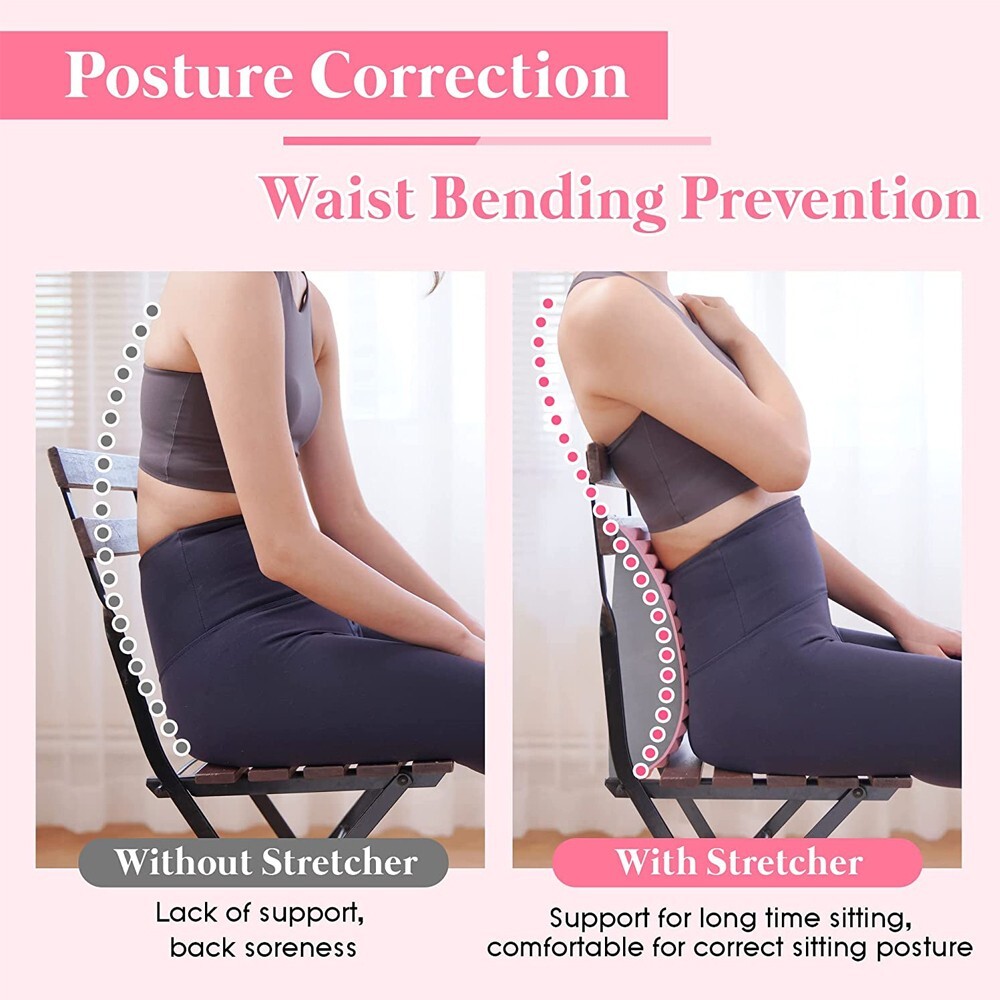 Adjustable Multi-Level Neck and Back Stretcher Cracker for Lower Pain Relie