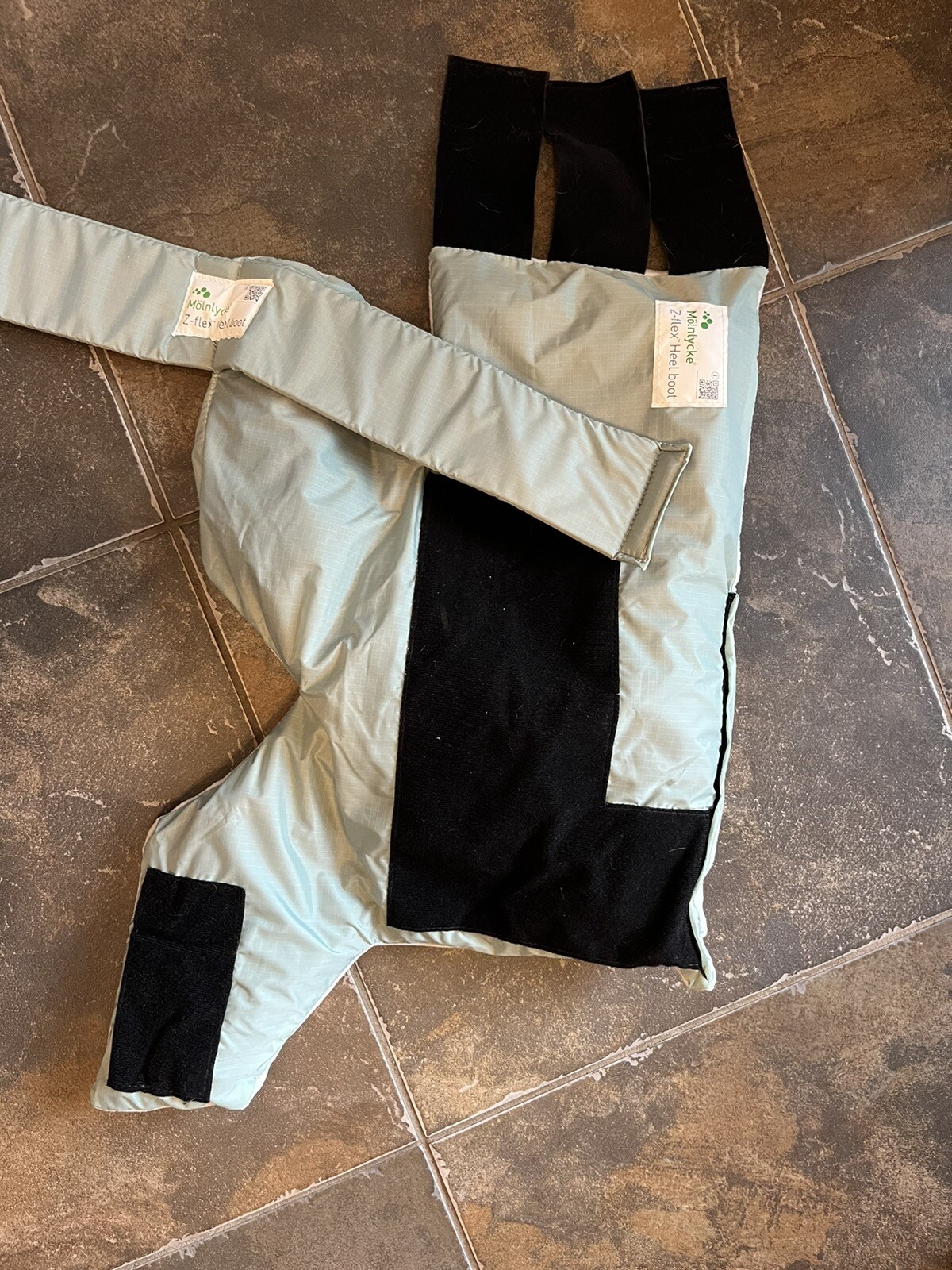 Molnlycke Z-Flex Fluidized Heel Boot pair