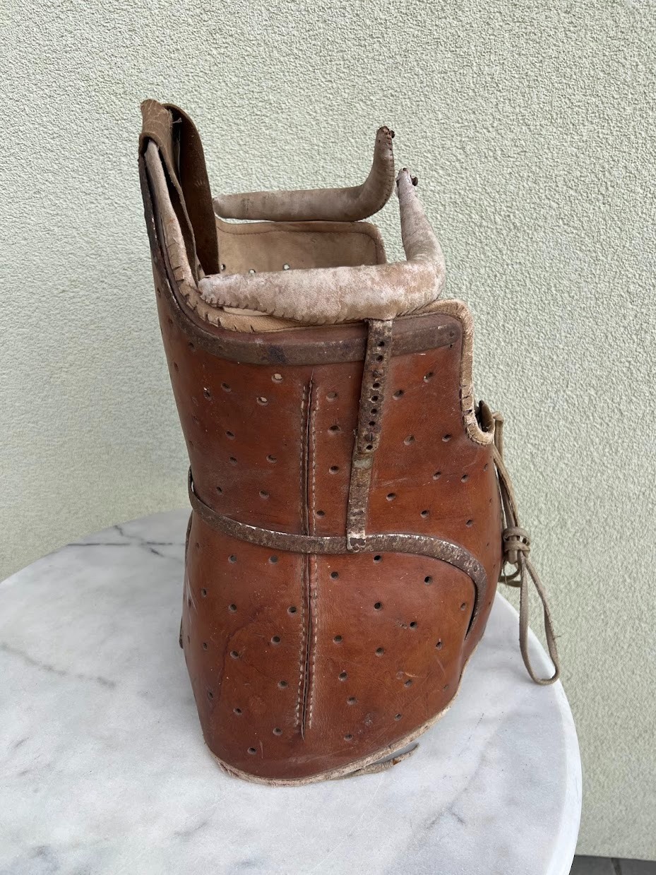 Rare Antique Leather Medical Corset Orthopedic Body Brace – Steampunk / Curios