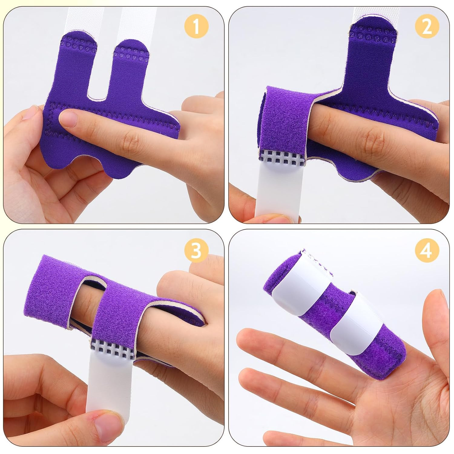 4 Pcs Finger Splints Trigger Finger Splint Mallet Finger Splint Finger Brace for