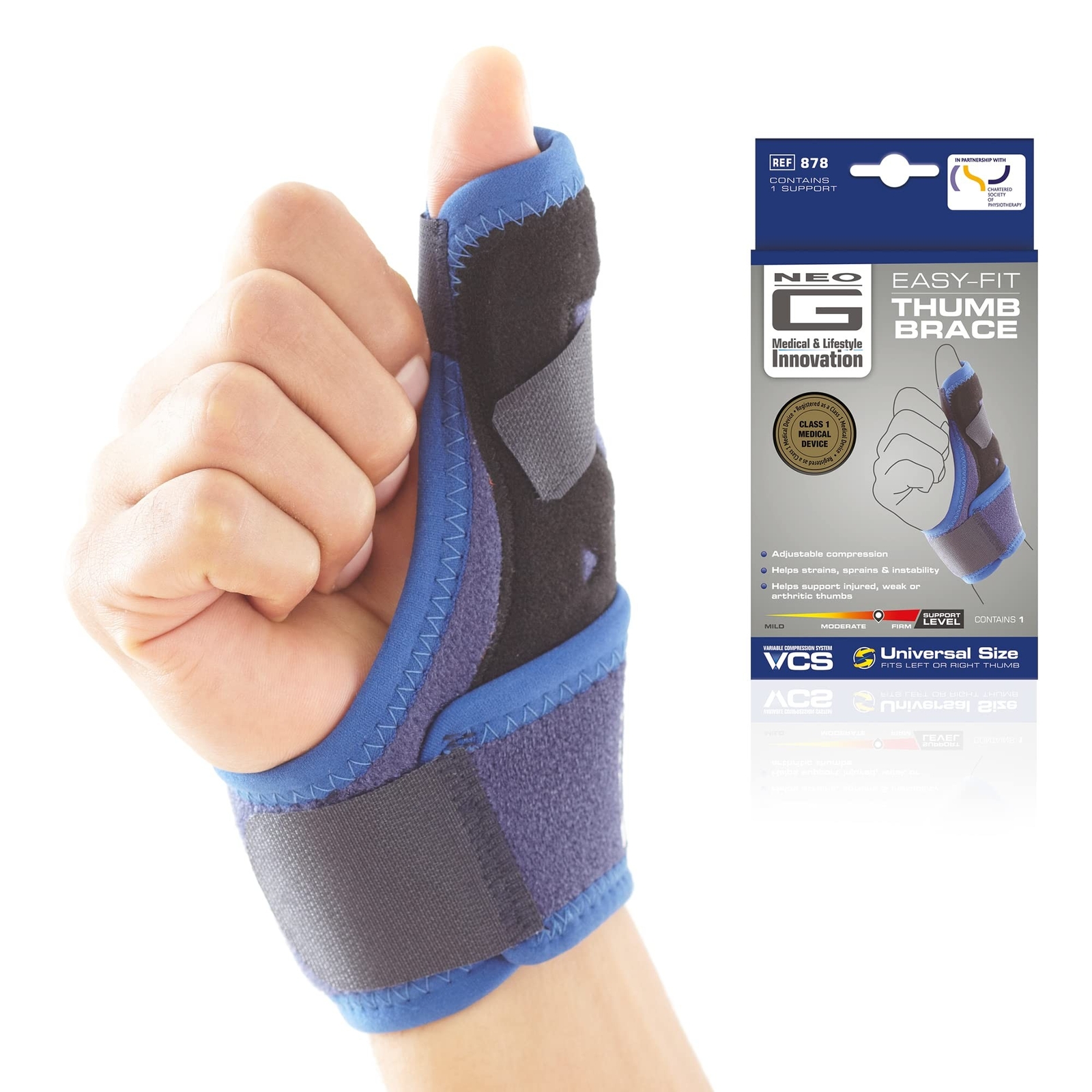 Neo-G Easy-Fit Thumb Brace – Thumb Splint for Trigger Thumb, Carpal Tunnel Sy…