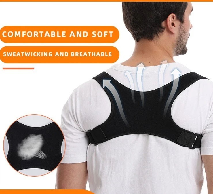 Back Posture Corrector Shoulder Straight Support Brace Belt Therapy Men Women US