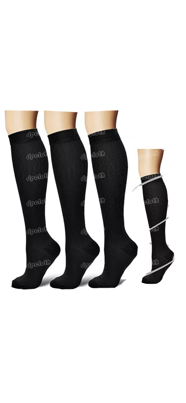 BLUETREE Compression Socks,3 pairs Compression Sock for Women & Men,Best For All