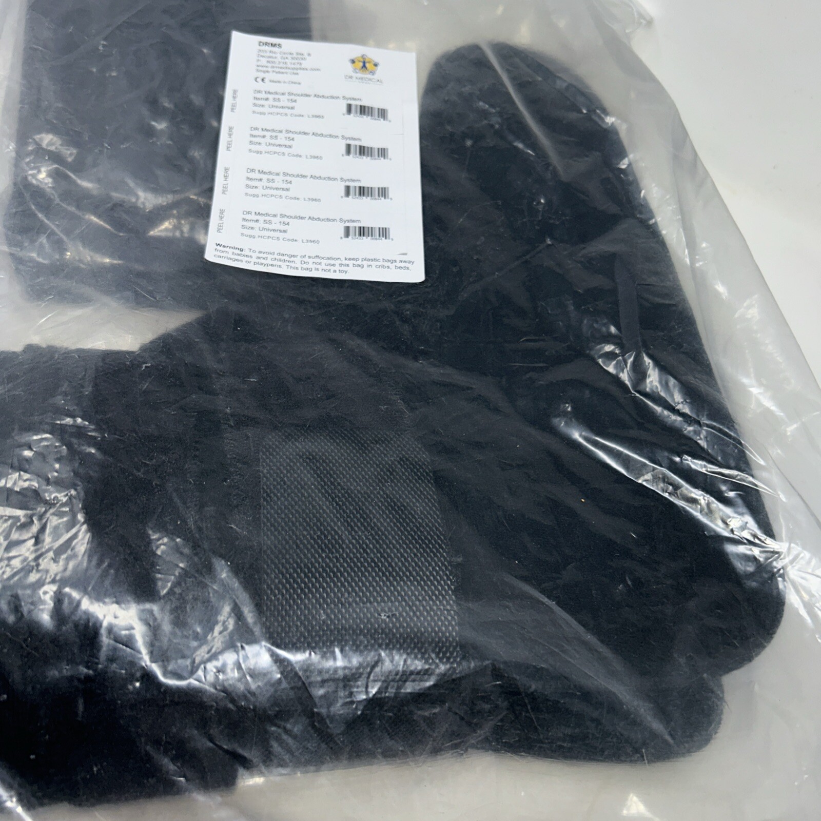 Dr Medical Shoulder/arm Abduction System SS-154 Universal Brace Black