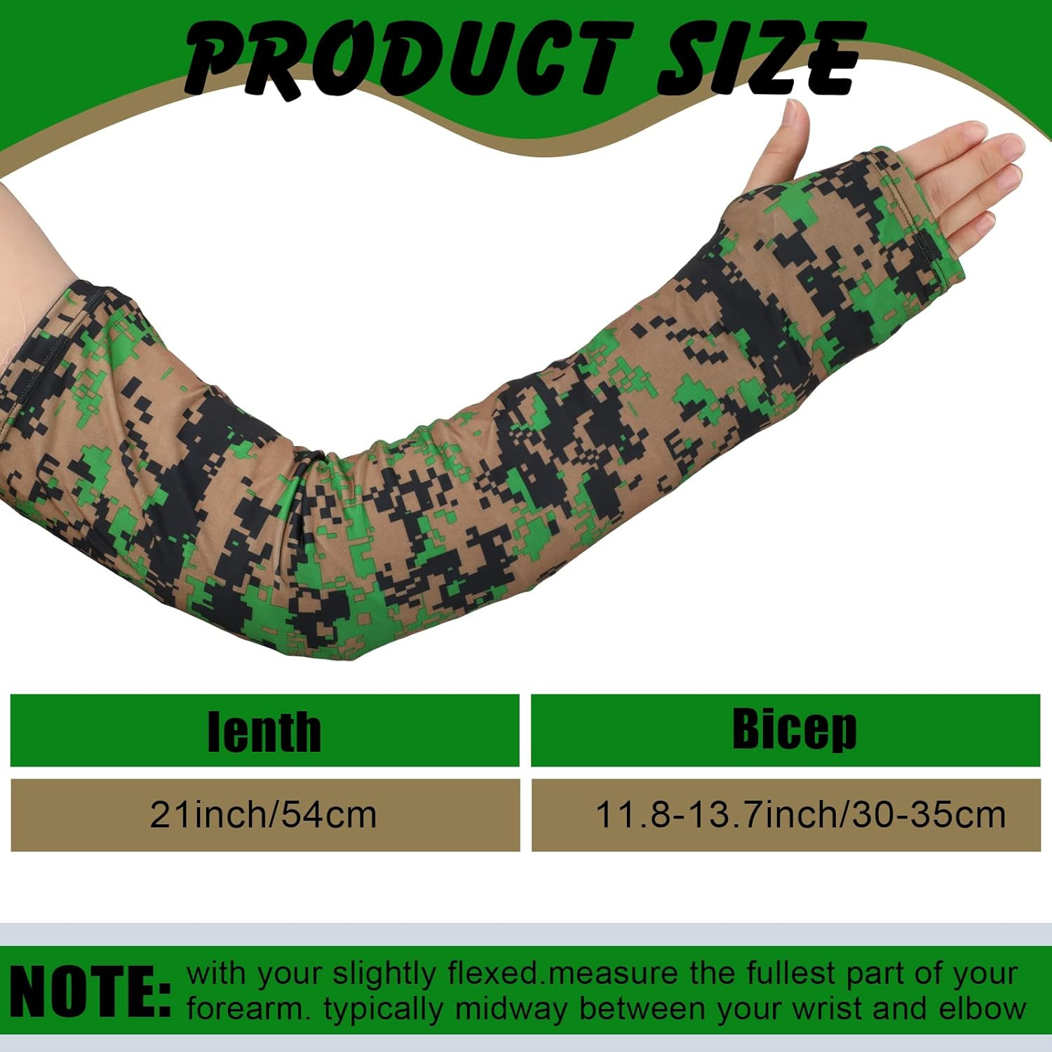 12 Pcs Arm Cast Cover Protector Short Long Camo Arm Sling Sleeve Decorations
