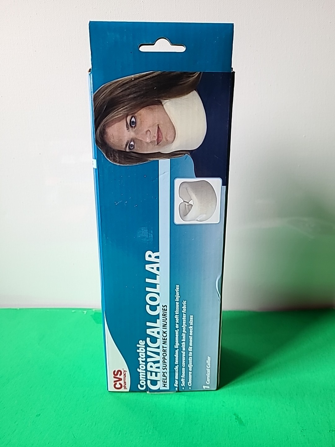 CVS Adult Adjustable Cervical Collar, One Size Fits All, New in Package