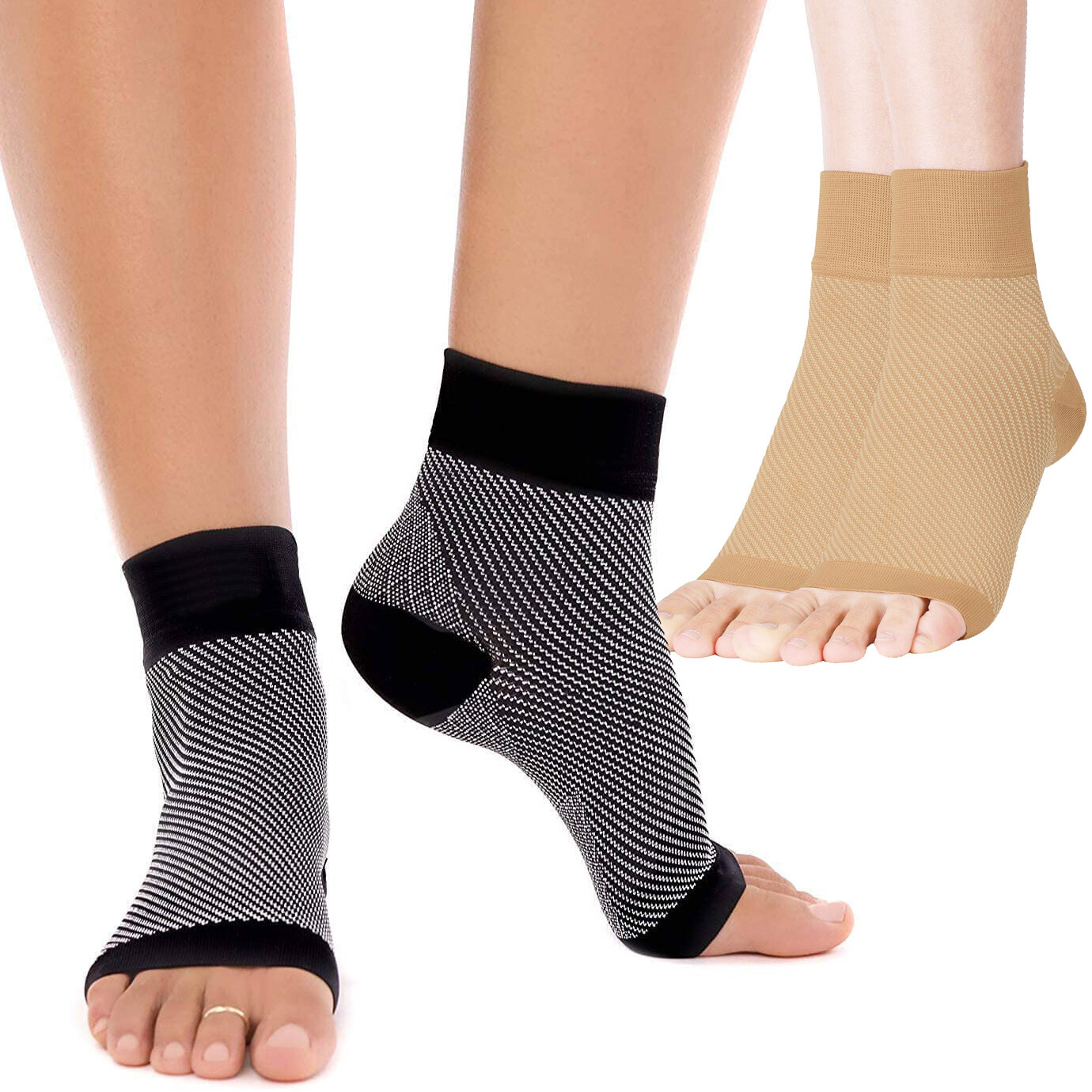 Elastic Durable Ankle Support S M L Protection Sport Sock Running Injury Sprain