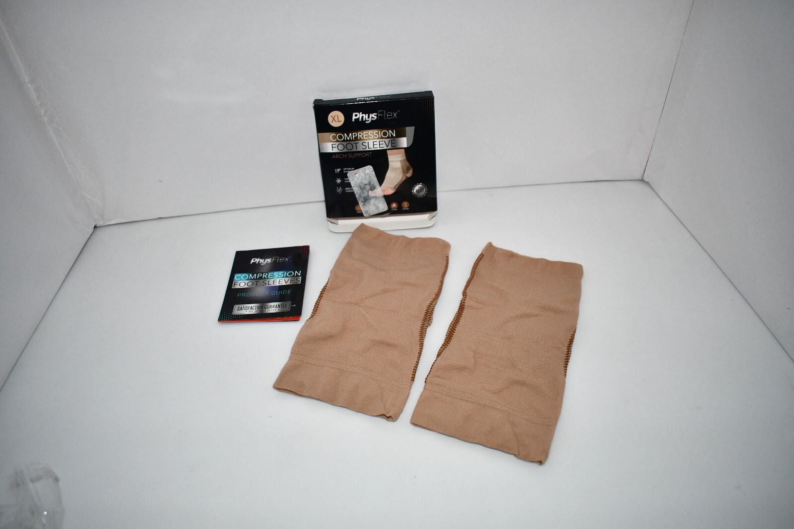 PhysFlex Compression Socks for Plantar Fasciitis, Achilles Tendonitis Relief – X