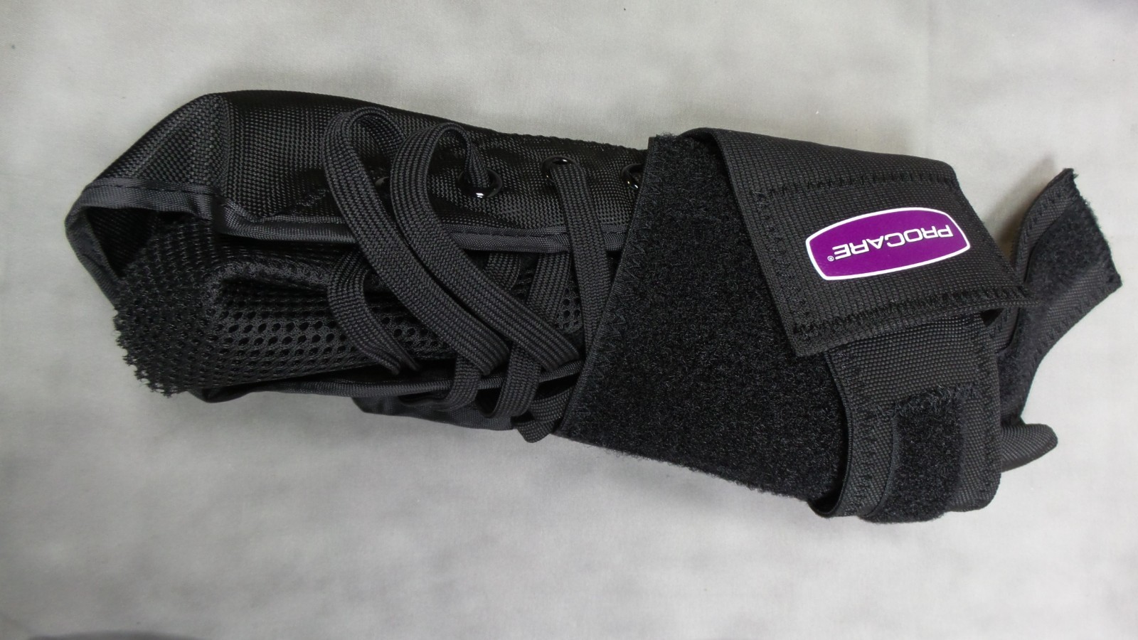 Procare Stabilizing Ankle Lacing Support, Medium, Black, Right or Left #79-81355