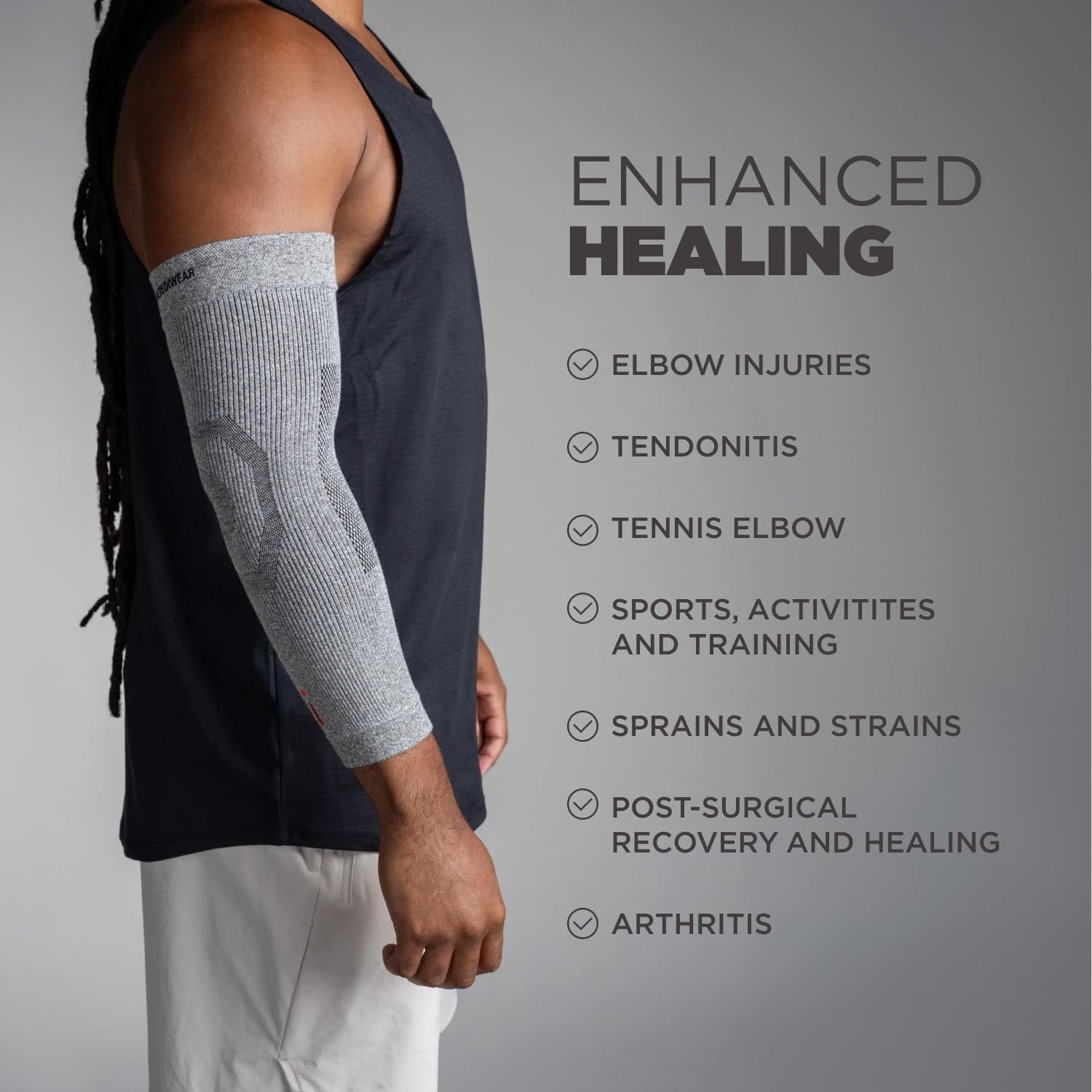 Elbow Brace for Joint Pain Relief & Inflammation with Anti-inflammatory Fabric