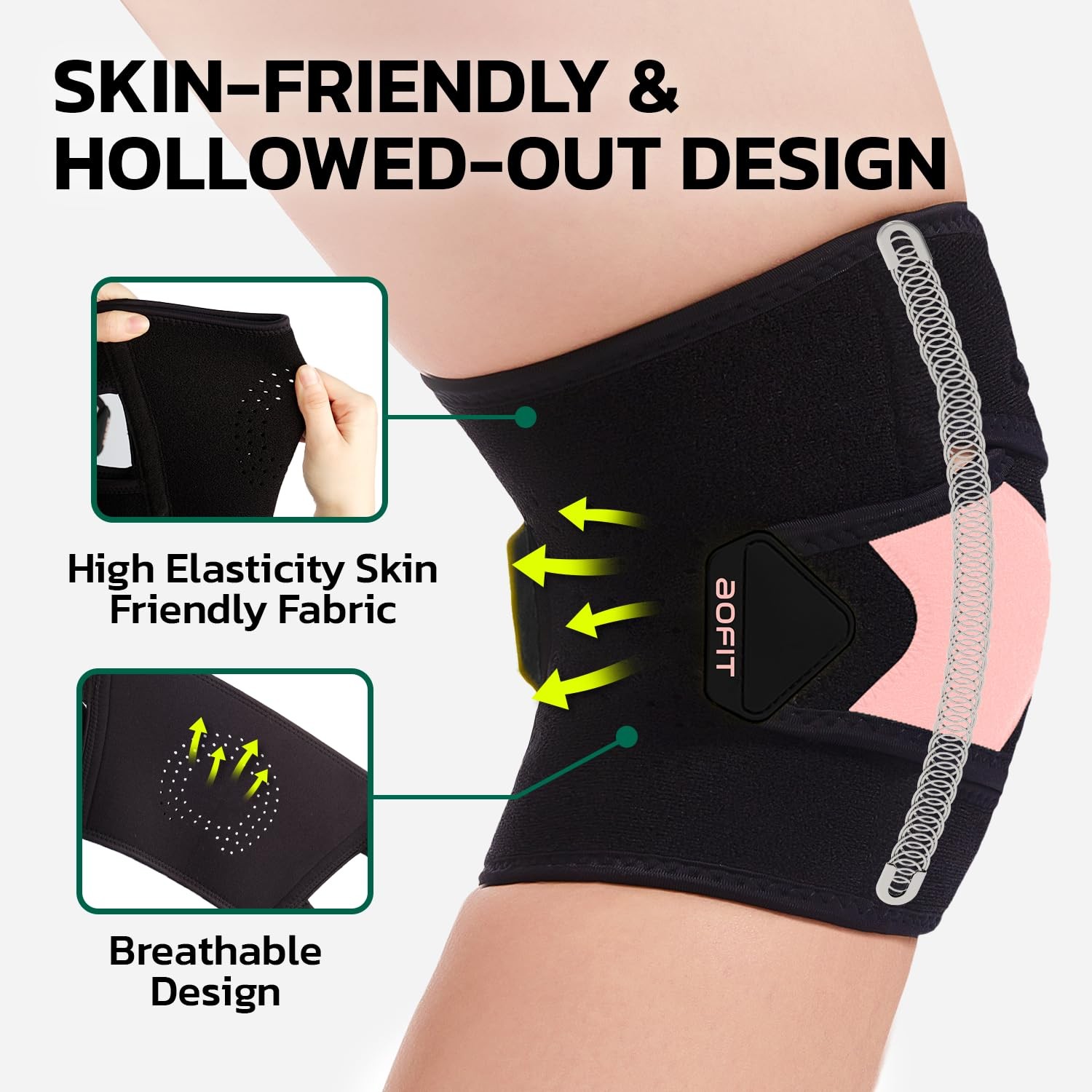 Knee Brace for Men Women Knee Pain Meniscus Tear Arthritis Patella Dislocatio…