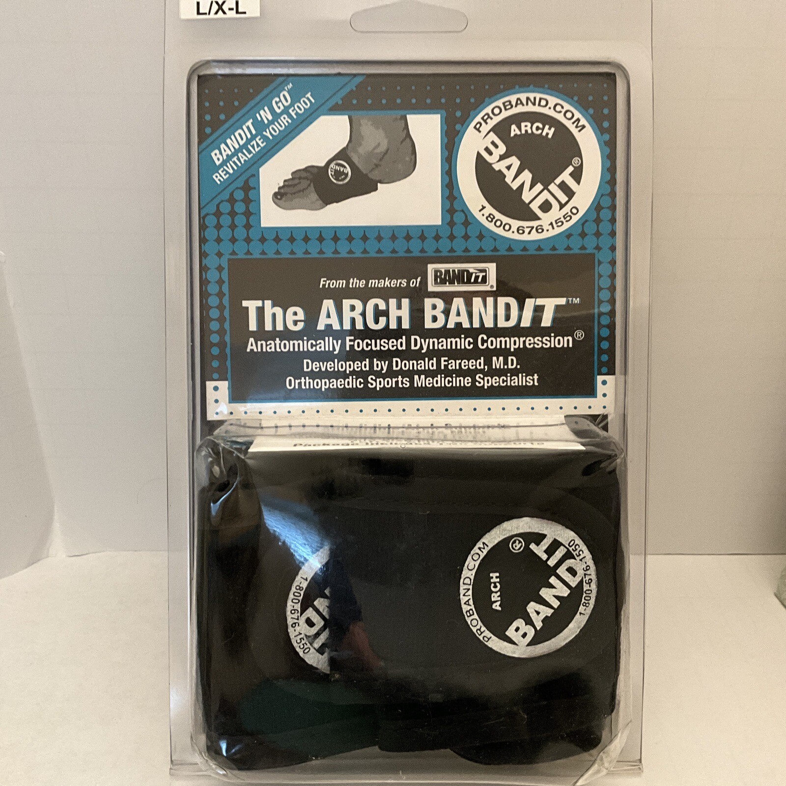 Arch Band IT Plantar Fasciitis Heel Foot Pain Support 2 Pack
