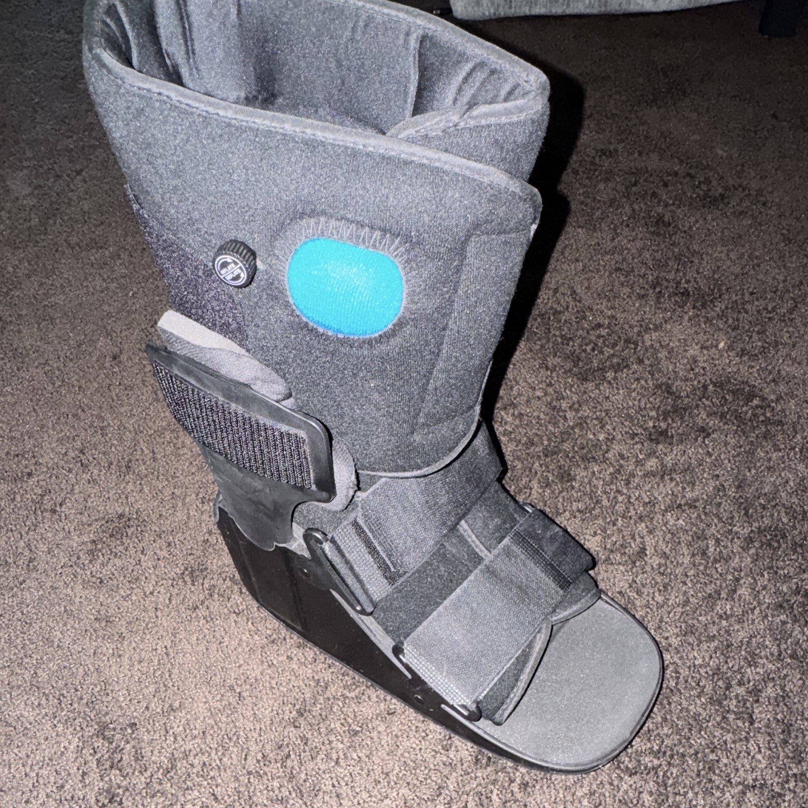 Gray Orthopedic Walking Boot Ankle-Foot Brace Immobilizer for Foot/Ankle