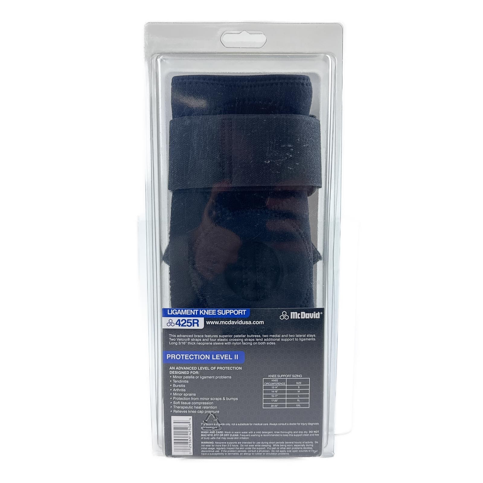 McDavid Knee Support With Cross Straps-425R Adult/ Size XX-Large