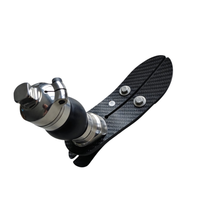Carbon Fiber Prosthetic Foot 360° Ball Ankle Ti w/ Shell Sock Set 100kg