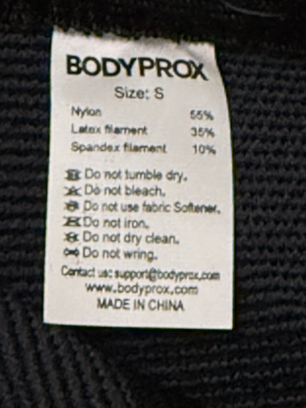 BODYPROX 2 Pack Size S Knee Support Compression Sleeves