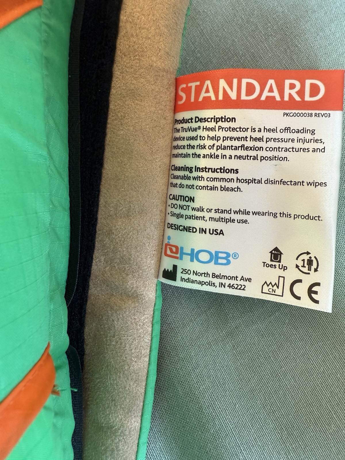 Pre-owned Standard TRUVUE Heel Protectors X 2