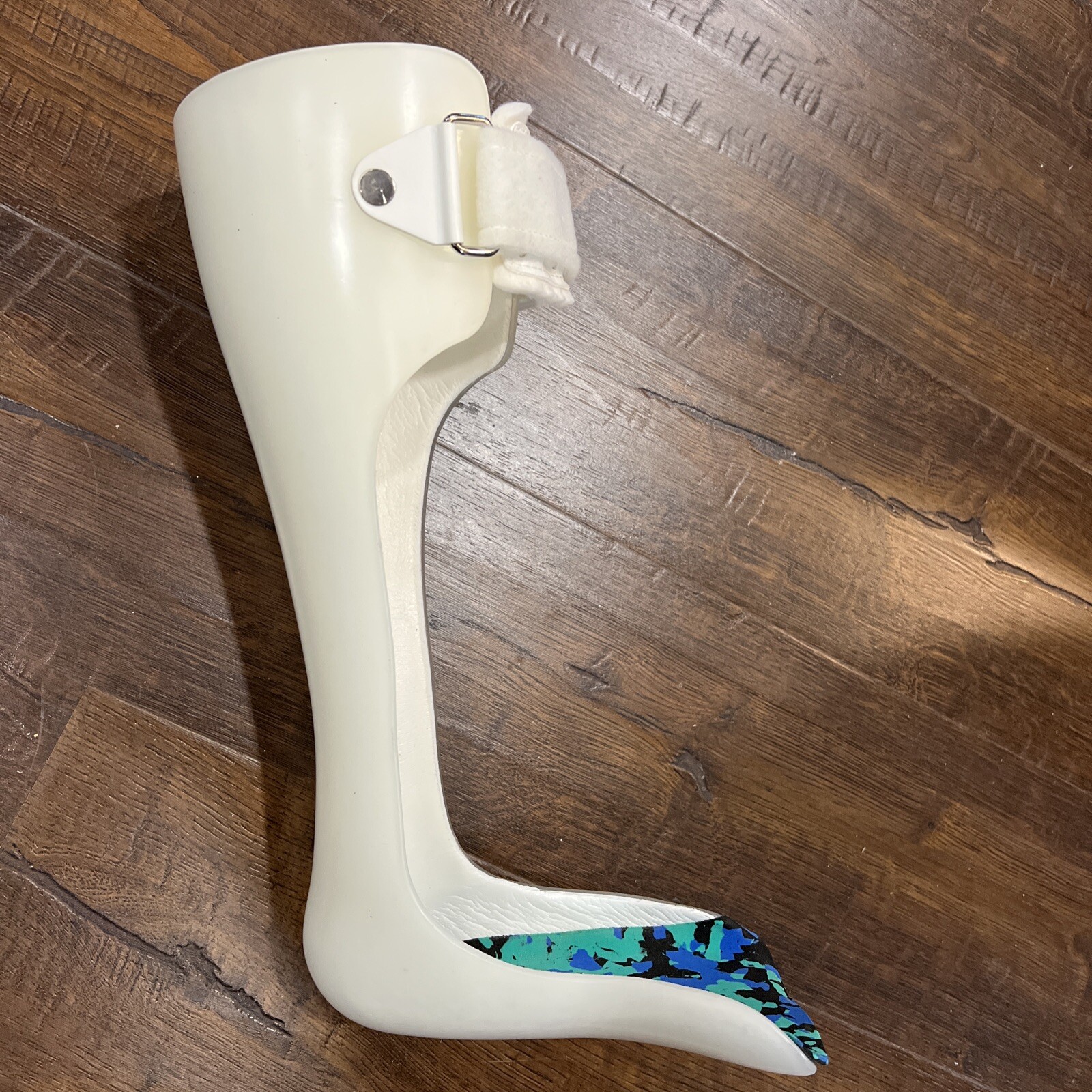 Drop Foot Brace Splint Solid AFO Ankle Foot Orthosis Left Support W/ Strap