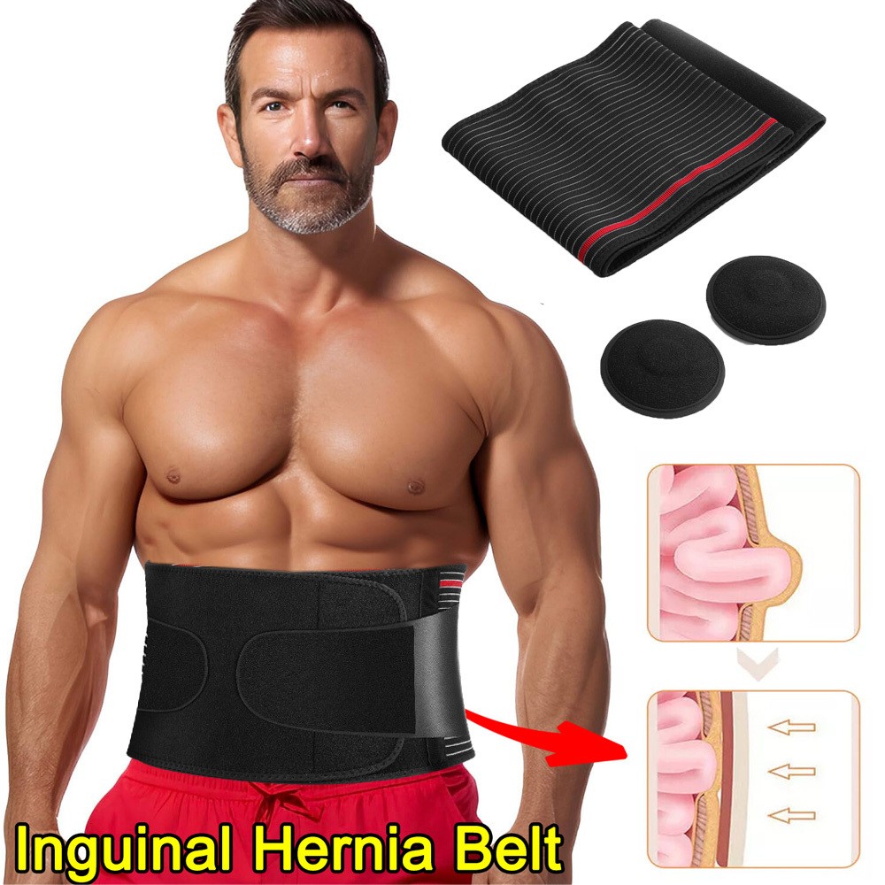 Umbilical Hernia Belt for Men & Women Abdominal Support Binder with Support Pad