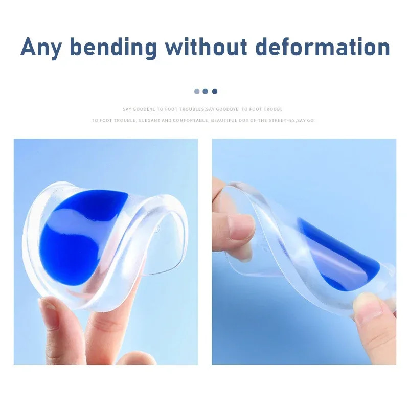 Silicone Gel Pain Cushion Bone Spurs Pain Relief Heel Cushion Thickened