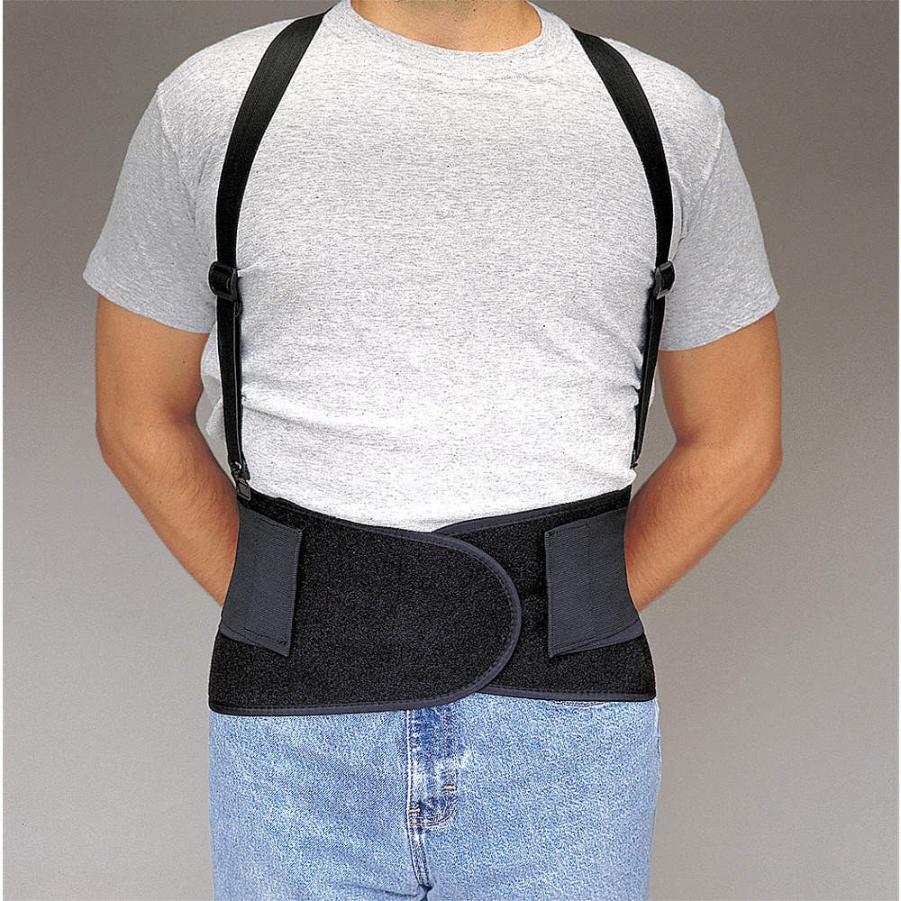 ALLEGRO 7176-01 Back Support,Black,Elastic,S 33TN32
