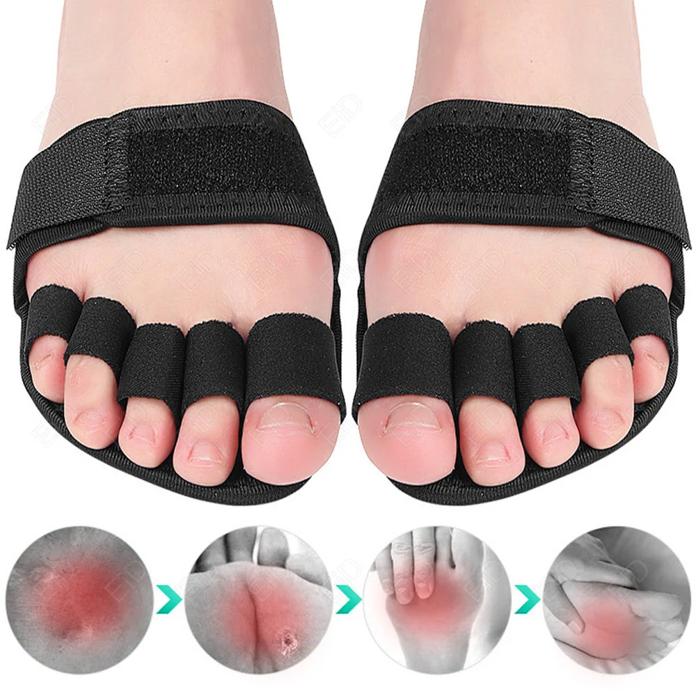 Toe Straightener Splint, Hammer Toe Cushions Pads Toe Alignment Loops